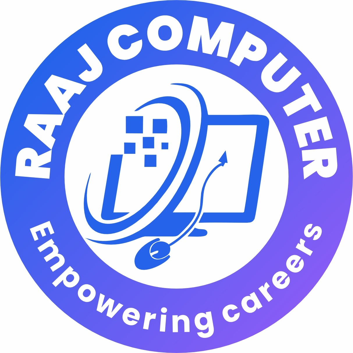 Raaj Computer Logo